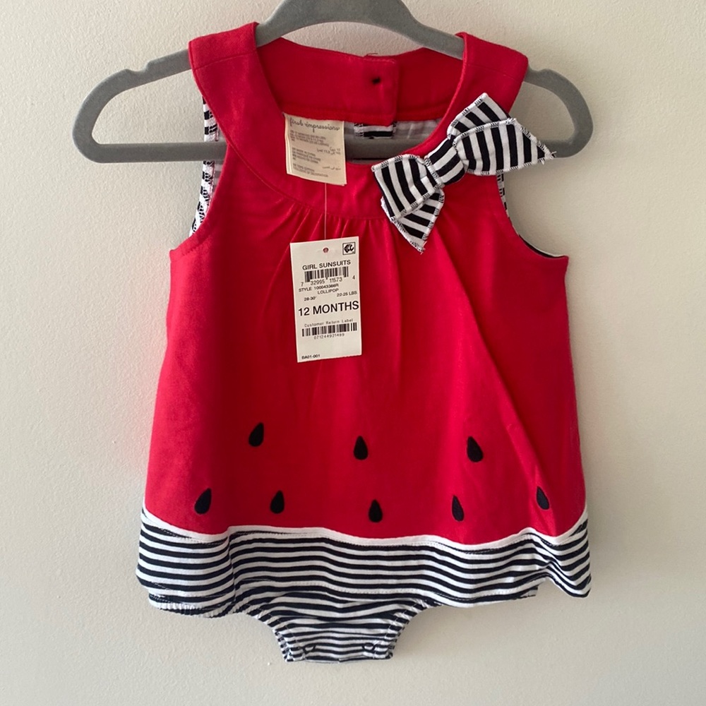 NWT watermelon romper/onesie
